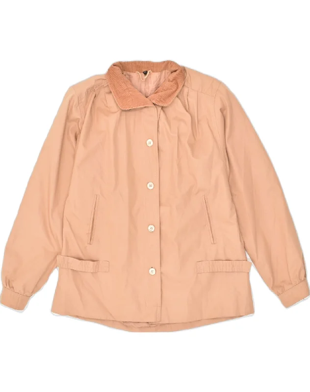 Women's Contemporary Apparel NINO Womens Bomber Jacket EU 40 Medium Beige Polyester