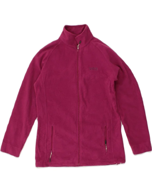 Women's Athletic Clothes REGATTA Womens Fleece Jacket UK 10 Small Pink Polyester