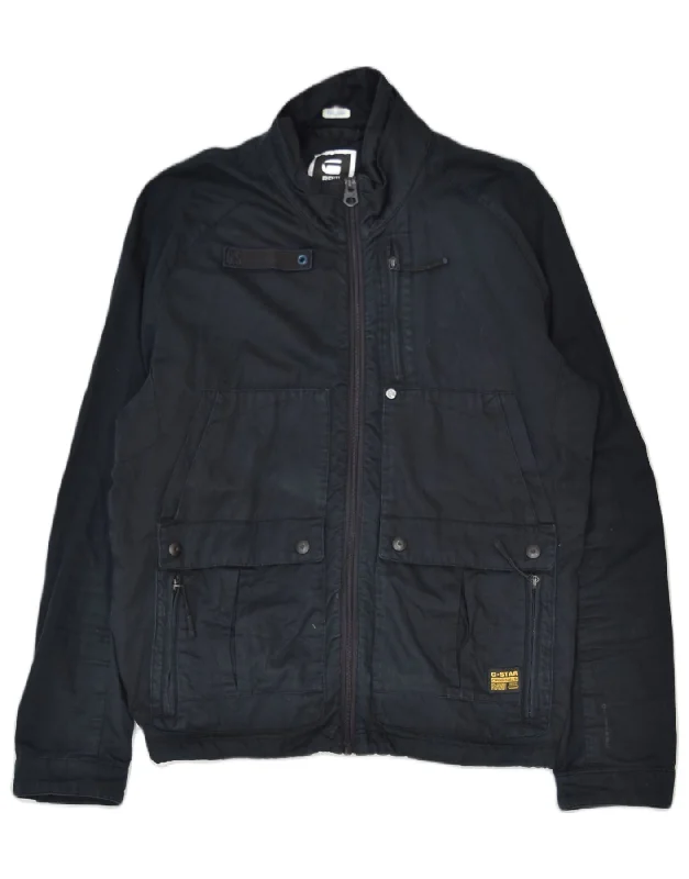 Modern Women's Clothes G-STAR Womens Slim Fit Utility Jacket UK 40 Large Navy Blue Cotton Classic Modern Women's Clothes G-STAR Womens Slim Fit Utility Jacket UK 40 Large Navy Blue Cotton Classic