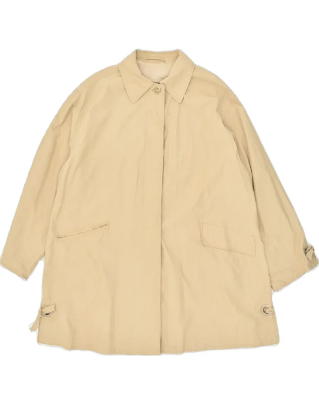 Flash Sales Today CAROL Womens Overcoat IT 50 XL Beige Polyester