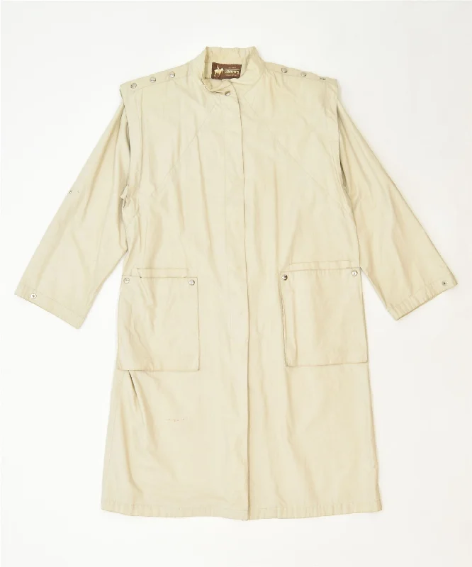 Minimalist Women's Fashion Clothing LARROW'S Womens Overcoat IT 48 XL Off White Classic Vintage Minimalist Women's Fashion Clothing LARROW'S Womens Overcoat IT 48 XL Off White Classic Vintage