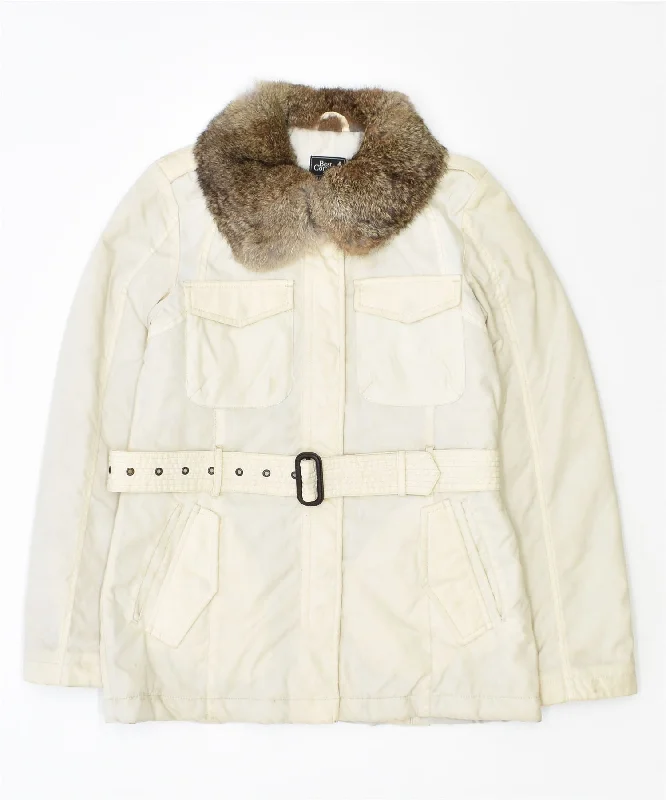 Exclusive Online Sale BEST COMPANY Womens Utility Jacket UK 14 Medium Beige Nylon