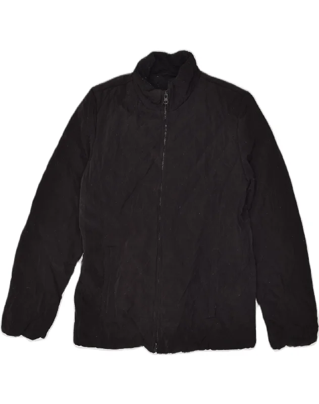 Women's Clothing For Holiday Travel IZOD Womens Quilted Jacket UK 10 Small Black Polyester Women's Clothing For Holiday Travel IZOD Womens Quilted Jacket UK 10 Small Black Polyester