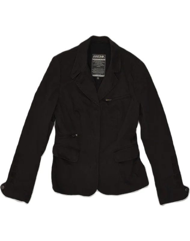 Vintage-Inspired Women's Clothes BREMA Womens Blazer Jacket IT 42 Medium Black Cotton Vintage-Inspired Women's Clothes BREMA Womens Blazer Jacket IT 42 Medium Black Cotton