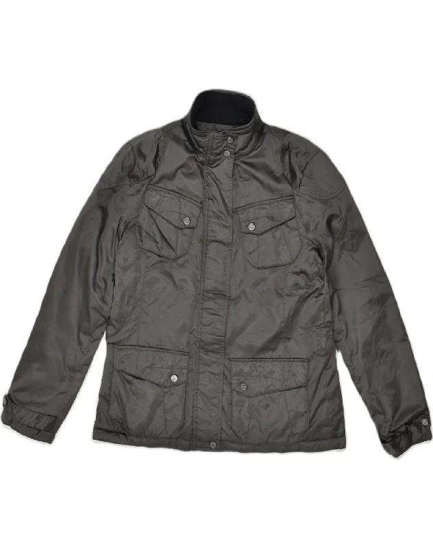 Charming Women's Outfit For Special Occasions RALPH LAUREN Womens Utility Jacket UK 14 Medium Grey Nylon Charming Women's Outfit For Special Occasions RALPH LAUREN Womens Utility Jacket UK 14 Medium Grey Nylon