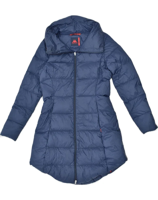 Comfortable Casual Women's Clothing KAPPA Womens Padded Coat UK 12 Medium Navy Blue Nylon Comfortable Casual Women's Clothing KAPPA Womens Padded Coat UK 12 Medium Navy Blue Nylon