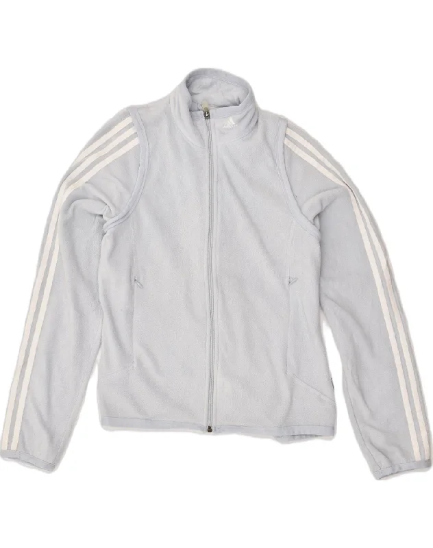 Charming Women's Clothes For Special Events ADIDAS Womens Fleece Jacket UK 14 Medium Grey Polyester Charming Women's Clothes For Special Events ADIDAS Womens Fleece Jacket UK 14 Medium Grey Polyester