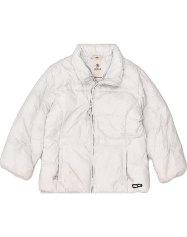 Festival Fashion COLMAR Womens Padded Jacket IT 34 2XS White Polyester