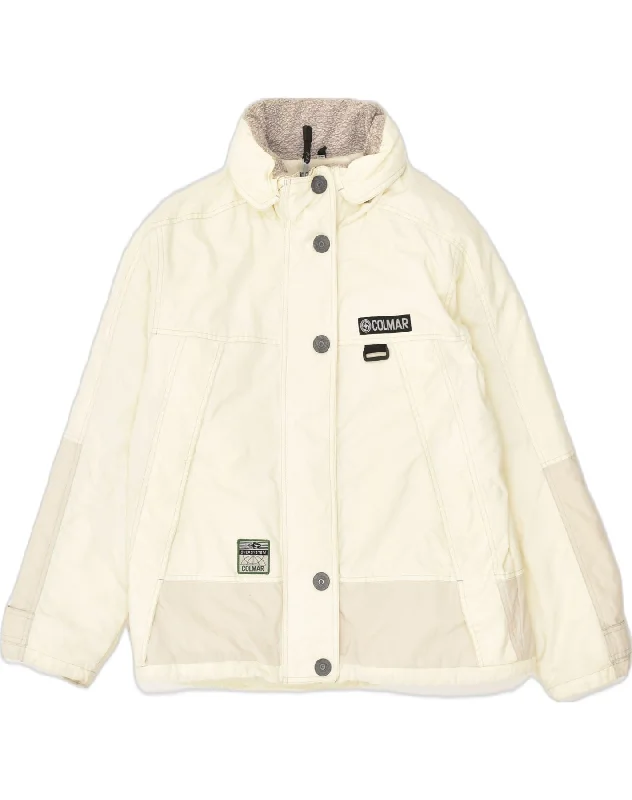Online Boutiques Affordable COLMAR Womens Windbreaker Jacket IT 46 Large Off White Nylon Online Boutiques Affordable COLMAR Womens Windbreaker Jacket IT 46 Large Off White Nylon