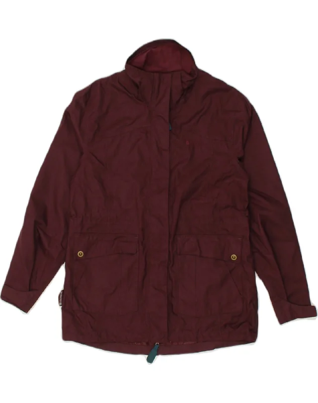 Women Clothes MOUNTAIN WAREHOUSE Womens Windbreaker Jacket UK 14 Large Maroon Polyester Women Clothes MOUNTAIN WAREHOUSE Womens Windbreaker Jacket UK 14 Large Maroon Polyester