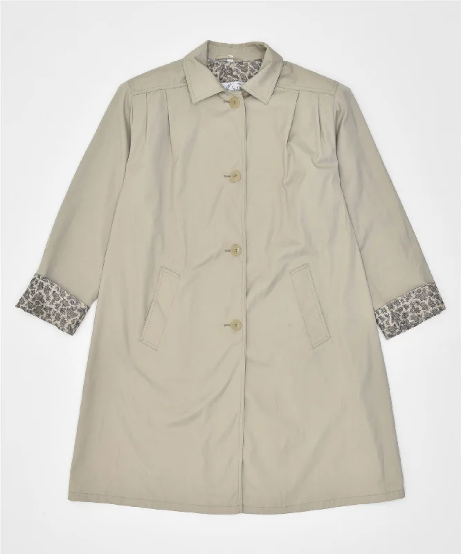 Elegant Women's Clothing Online HENRY LELLE Womens Oversized Overcoat IT 42 Medium Beige Polyester Vintage Elegant Women's Clothing Online HENRY LELLE Womens Oversized Overcoat IT 42 Medium Beige Polyester Vintage