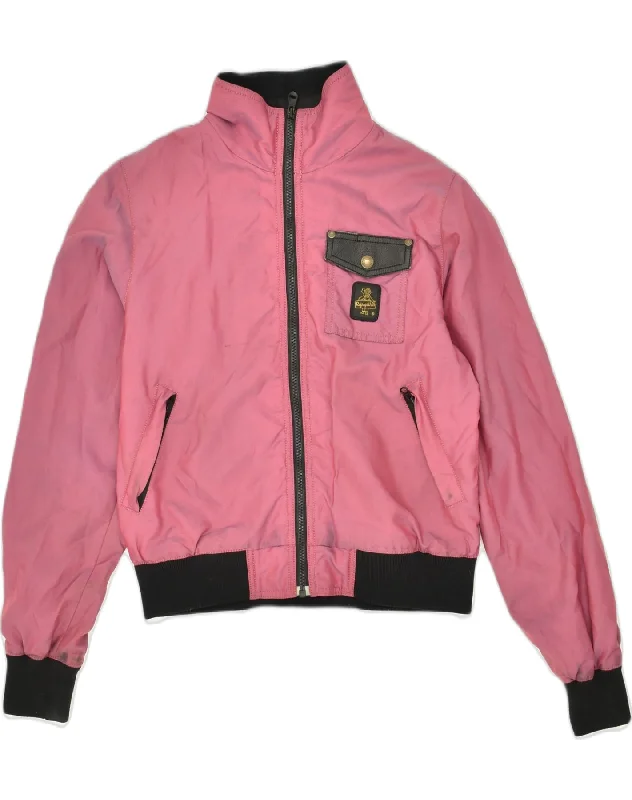 Women's Layered Outfit REFRIGIWEAR Womens Coolmax Bomber Jacket UK 14 Large Pink Nylon Women's Layered Outfit REFRIGIWEAR Womens Coolmax Bomber Jacket UK 14 Large Pink Nylon