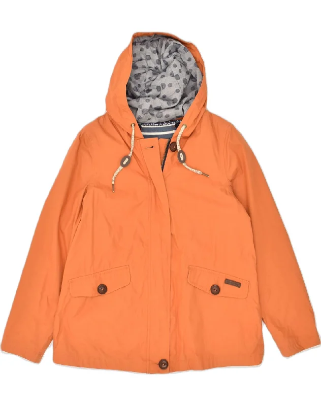 Contemporary Women's Clothing WHITE STUFF Womens Hooded Windbreaker Jacket UK 10 Small Orange Polyester Contemporary Women's Clothing WHITE STUFF Womens Hooded Windbreaker Jacket UK 10 Small Orange Polyester