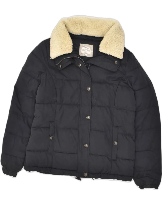 Women's Stylish Outerwear FAT FACE Womens Padded Jacket UK 12 Medium Navy Blue Polyester Women's Stylish Outerwear FAT FACE Womens Padded Jacket UK 12 Medium Navy Blue Polyester