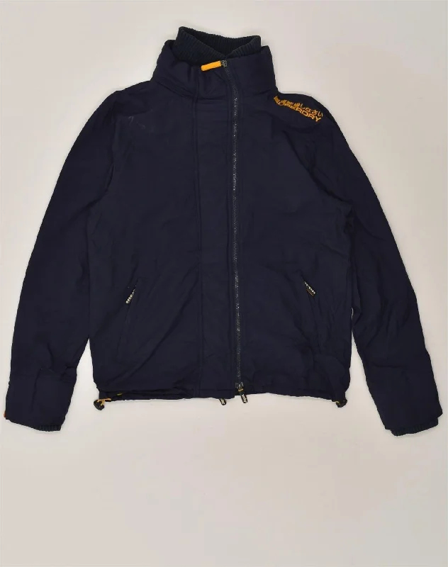 Women's Cozy Clothes SUPERDRY Womens The Windcheater Rain Jacket UK 16 Large Navy Blue Women's Cozy Clothes SUPERDRY Womens The Windcheater Rain Jacket UK 16 Large Navy Blue