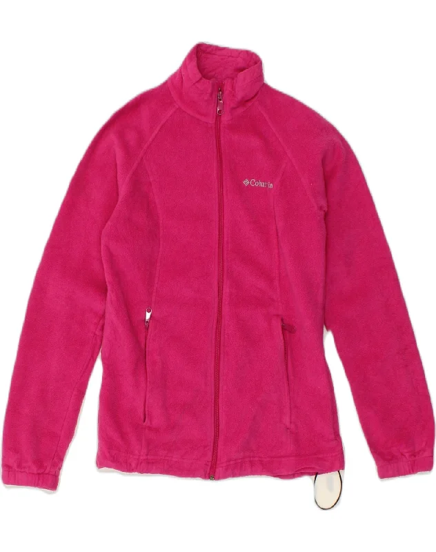 Casual and Comfortable Outfits COLUMBIA Womens Fleece Jacket UK 10 Small Pink Polyester Casual and Comfortable Outfits COLUMBIA Womens Fleece Jacket UK 10 Small Pink Polyester