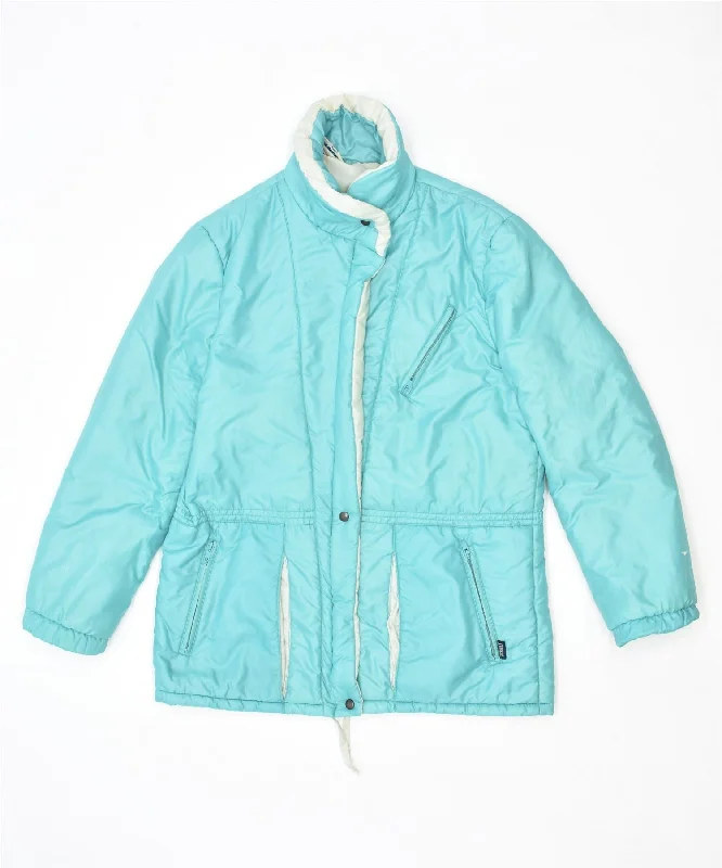 Women's Chic Outfit RODEO Womens Windbreaker Jacket UK 16 Large Turquoise Polyester Vintage Women's Chic Outfit RODEO Womens Windbreaker Jacket UK 16 Large Turquoise Polyester Vintage