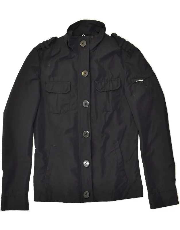 Women's Casual Apparel BEST COMPANY Womens Utility Jacket UK 12 Medium Navy Blue Polyester Women's Casual Apparel BEST COMPANY Womens Utility Jacket UK 12 Medium Navy Blue Polyester