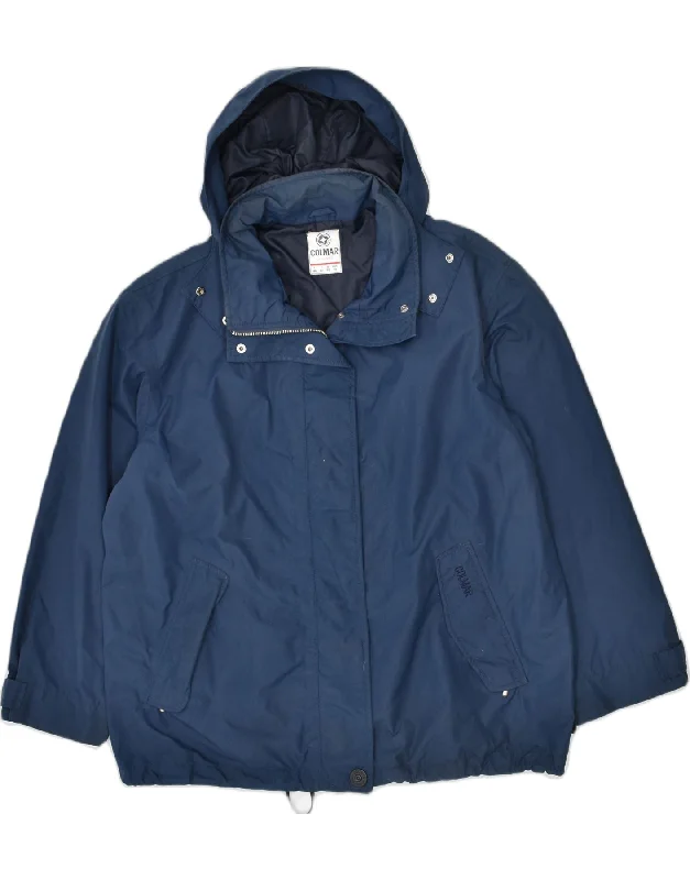 Stylish Women's Apparel COLMAR Womens Hooded Windbreaker Jacket US 10 Large Navy Blue Polyacrylic Stylish Women's Apparel COLMAR Womens Hooded Windbreaker Jacket US 10 Large Navy Blue Polyacrylic