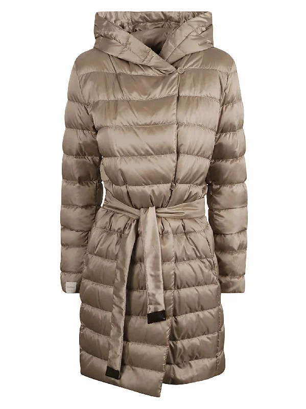 Sustainable Fashion Clothing For Women MAX MARA Women's Novef Beige Reversible Padded Long Coat Sustainable Fashion Clothing For Women MAX MARA Women's Novef Beige Reversible Padded Long Coat