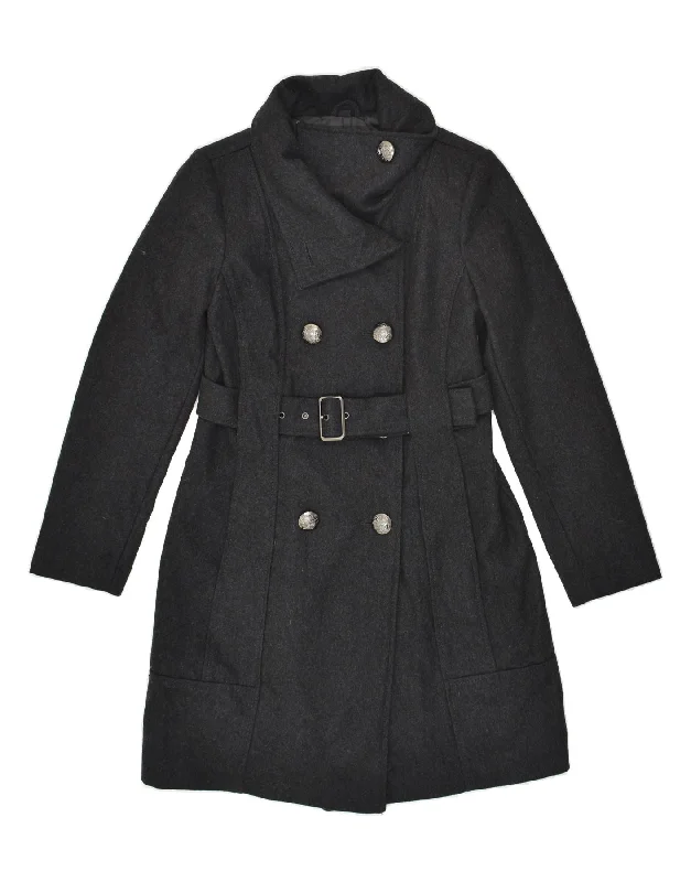 Trendy Women's Apparel for All Seasons GUESS Womens Double Breasted Coat UK 10 Small Grey Wool Trendy Women's Apparel for All Seasons GUESS Womens Double Breasted Coat UK 10 Small Grey Wool