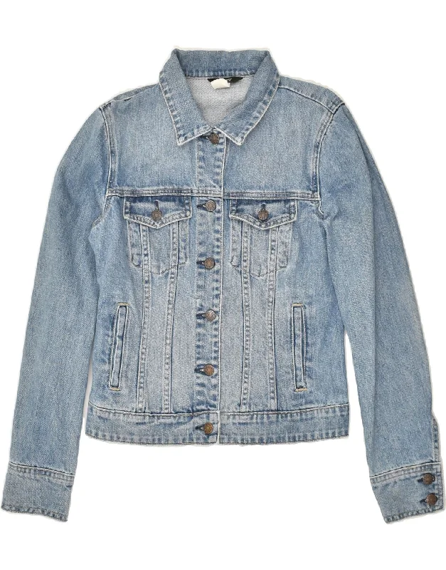 Women's Elegant Clothes J. CREW Womens Denim Jacket US 8 Medium Blue Cotton