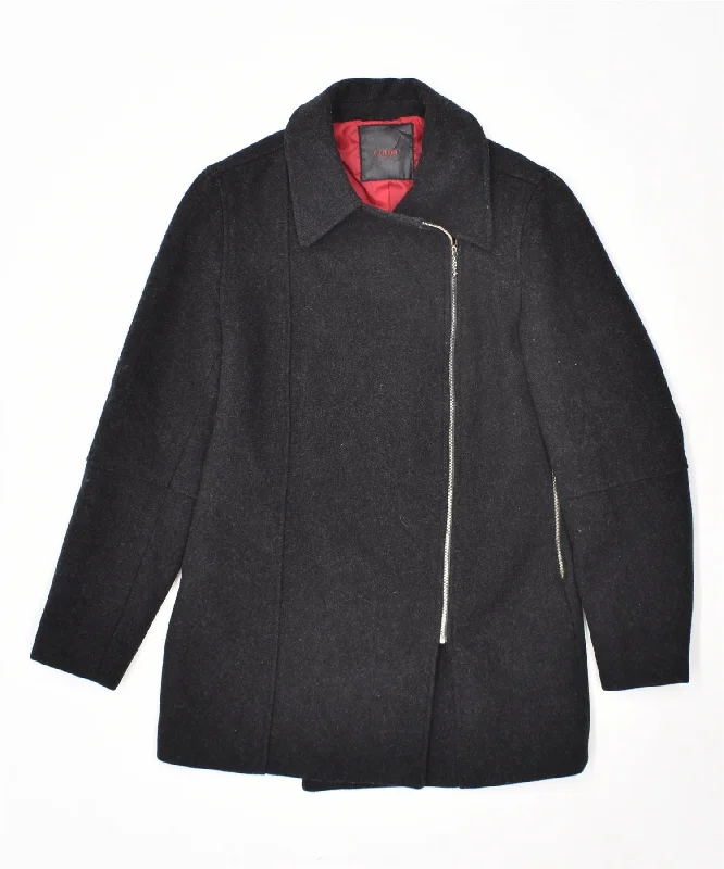 Women's Night-Out Outfit GOLDIE Womens Overcoat UK 14 Medium Black
