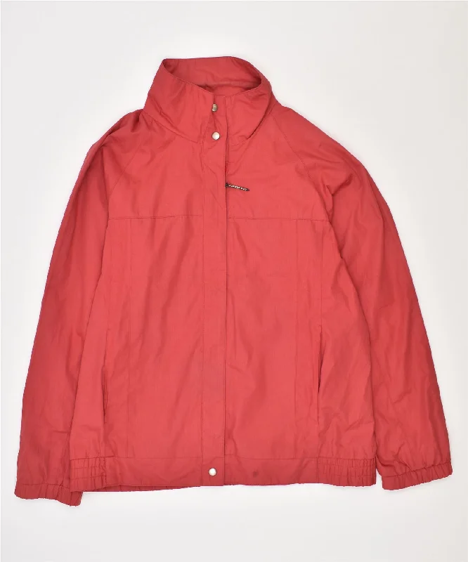 Women's Trendy Casual Clothes LONDON FOG Womens Harrington Jacket UK 16 Large Red