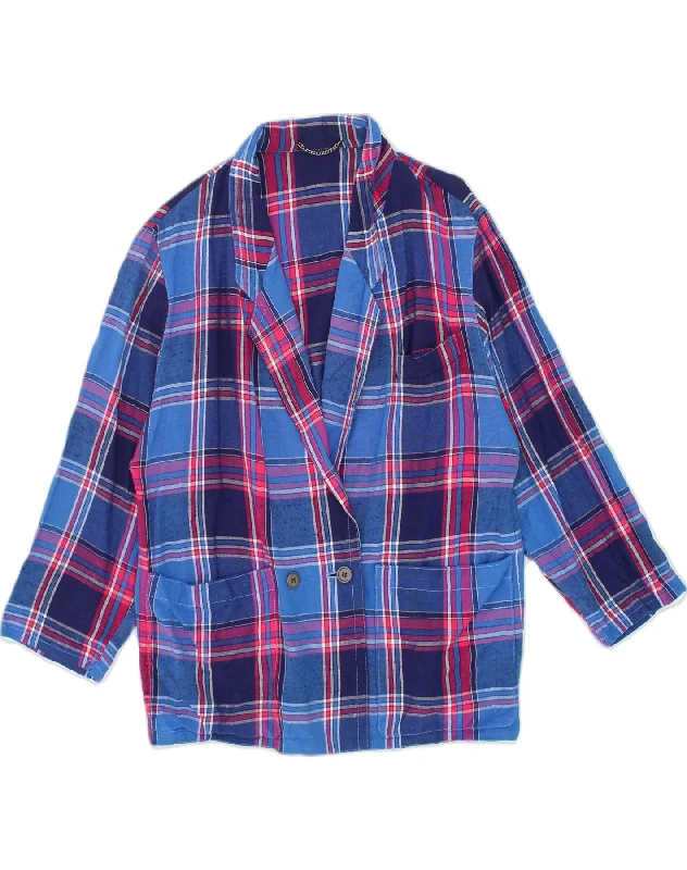 Women's High-Fashion Clothes VINTAGE Womens Double Breasted Blazer Jacket IT 44 Medium Multicoloured Women's High-Fashion Clothes VINTAGE Womens Double Breasted Blazer Jacket IT 44 Medium Multicoloured