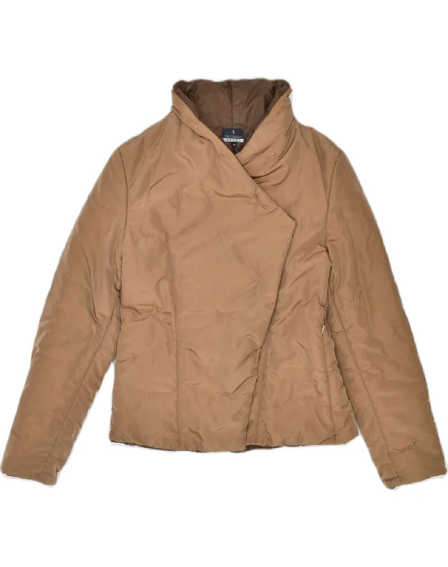Modern Women's Wardrobe Essentials TRUSSARDI Womens Padded Jacket IT 42 Medium Beige Polyacrylic Modern Women's Wardrobe Essentials TRUSSARDI Womens Padded Jacket IT 42 Medium Beige Polyacrylic