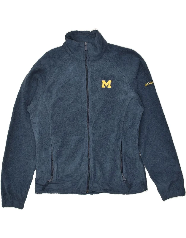 Clothes Women COLUMBIA Womens Loose Fit Fleece Jacket UK 14 Medium Navy Blue Polyester Clothes Women COLUMBIA Womens Loose Fit Fleece Jacket UK 14 Medium Navy Blue Polyester
