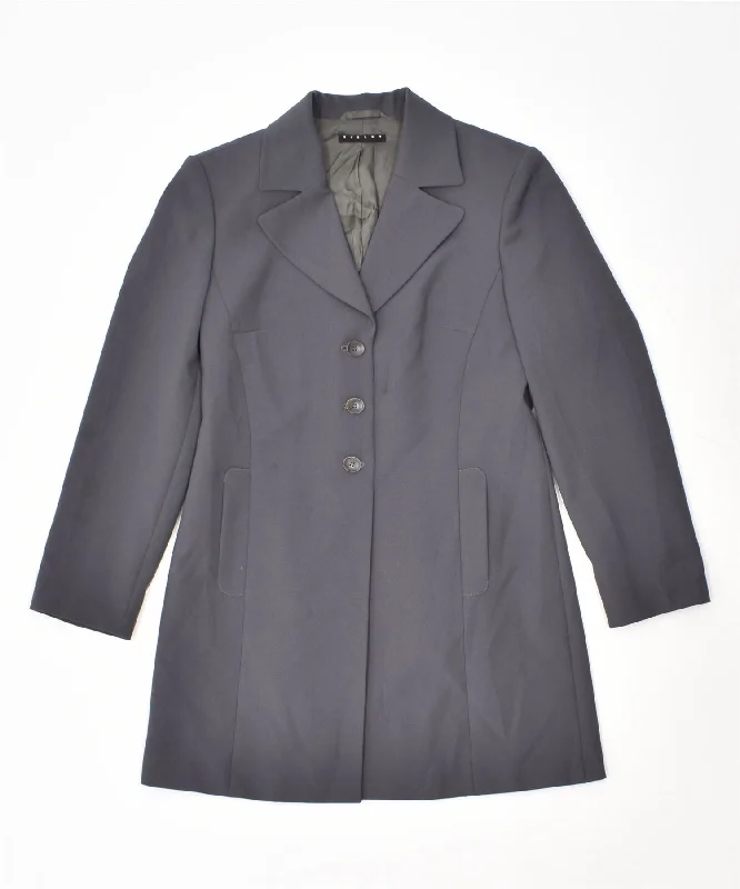 Sales For Clothes SISLEY Womens Long Line 3 Button Blazer Jacket IT 42 Medium Grey Polyester Sales For Clothes SISLEY Womens Long Line 3 Button Blazer Jacket IT 42 Medium Grey Polyester