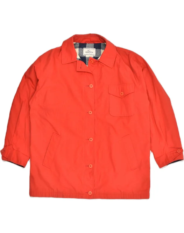 Women's Night-Out Outfit VINTAGE Womens Overcoat EU 42 XL Red