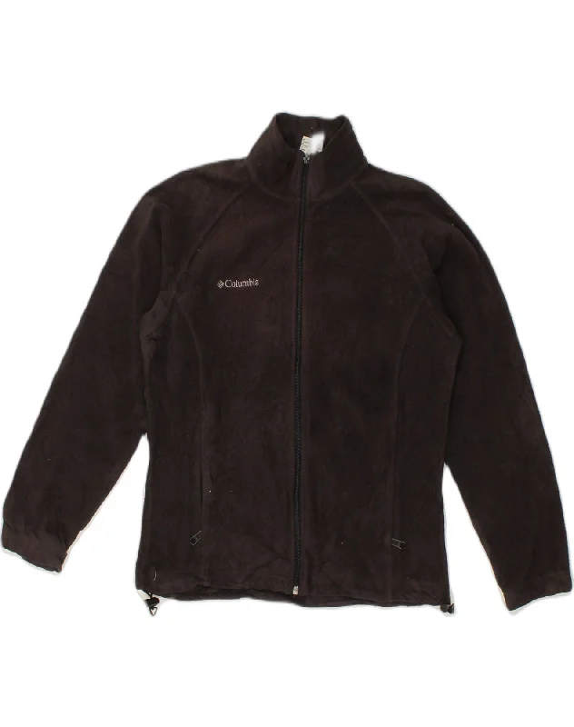Online Boutiques Best COLUMBIA Womens Fleece Jacket UK 10 Small Black Polyester