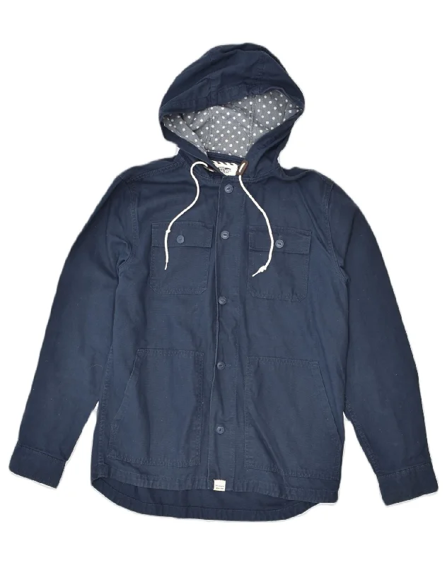 Early Bird Offer VANS Womens Windbreaker Jacket UK 14 Medium Navy Blue Cotton