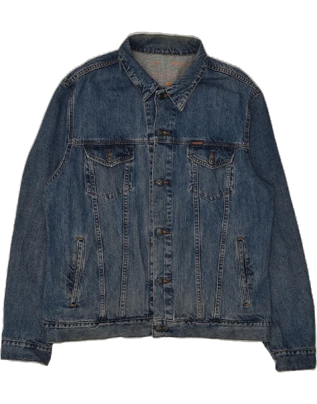 Seasonal Women's Fashion Trends CARRERA Womens Denim Jacket UK 20 2XL Blue Cotton