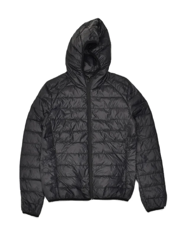 Women's Office Outfit BEST COMPANY Womens Hooded Padded Jacket UK 14 Medium Black Nylon Women's Office Outfit BEST COMPANY Womens Hooded Padded Jacket UK 14 Medium Black Nylon