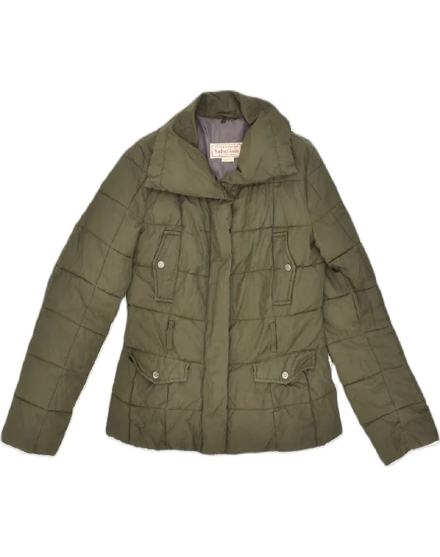 Modern Women's Apparel MARLBORO CLASSICS Womens Padded Jacket EU 42 Large Khaki Cotton Modern Women's Apparel MARLBORO CLASSICS Womens Padded Jacket EU 42 Large Khaki Cotton