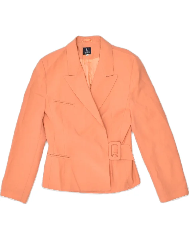 Stylish Loungewear for Women VINTAGE Womens Blazer Jacket IT 40 Small Orange Acetate Stylish Loungewear for Women VINTAGE Womens Blazer Jacket IT 40 Small Orange Acetate
