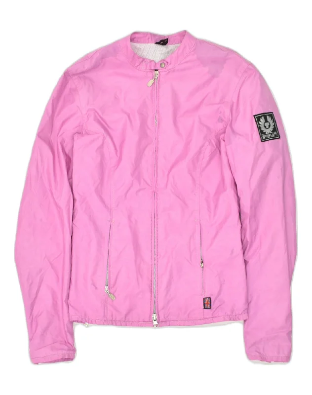 Big Sale Event BELSTAFF Womens Bomber Jacket IT 40 Small Pink Nylon