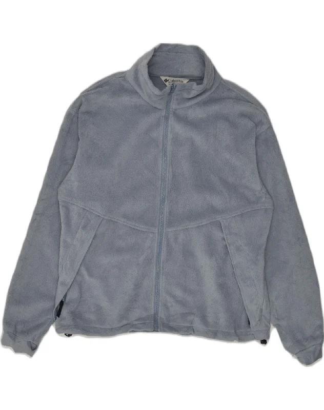 Chic Wardrobe COLUMBIA Womens Fleece Jacket UK 18 XL Grey Polyester