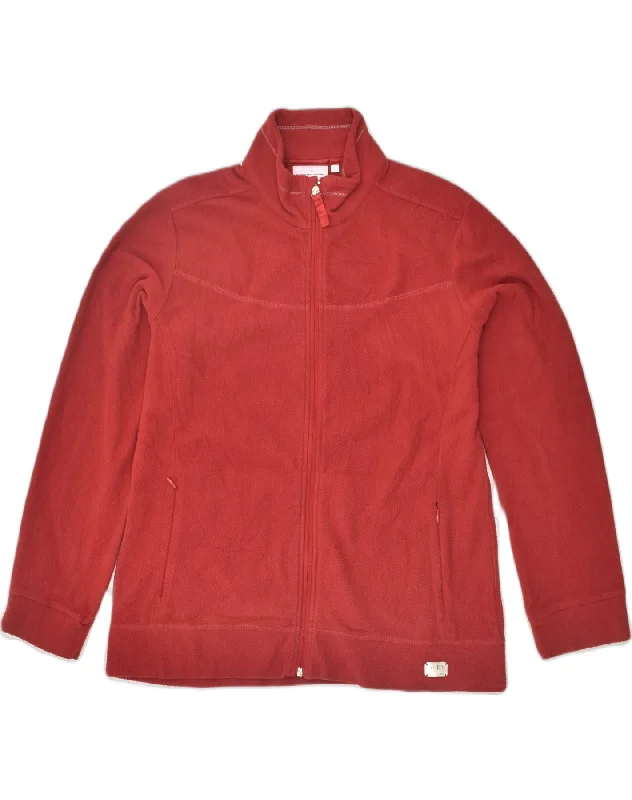 Women's Fashion-Forward Apparel CHAMPION Womens Outdoor Fleece Jacket UK 16 Large Red Polyester Women's Fashion-Forward Apparel CHAMPION Womens Outdoor Fleece Jacket UK 16 Large Red Polyester