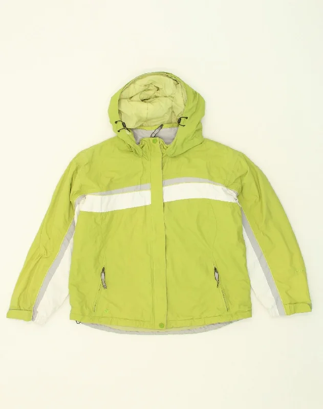 Women's Clothes For Work COLUMBIA Womens Hooded Windbreaker Jacket UK 14 Large Green Colourblock Women's Clothes For Work COLUMBIA Womens Hooded Windbreaker Jacket UK 14 Large Green Colourblock