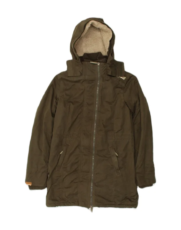 Casual Apparel For Women SUPERDRY Womens The Windcheater Hooded Parka Jacket UK 10 Small Khaki Casual Apparel For Women SUPERDRY Womens The Windcheater Hooded Parka Jacket UK 10 Small Khaki