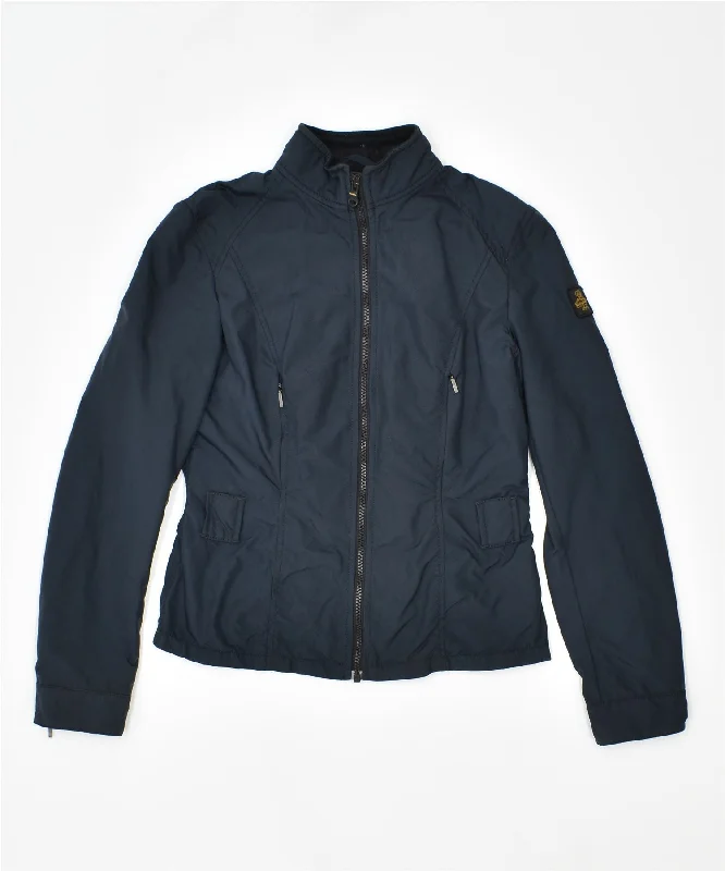 Women's Seasonal Clothes REFRIGIWEAR Womens Bomber Jacket UK 10 Small Navy Blue Nylon Women's Seasonal Clothes REFRIGIWEAR Womens Bomber Jacket UK 10 Small Navy Blue Nylon