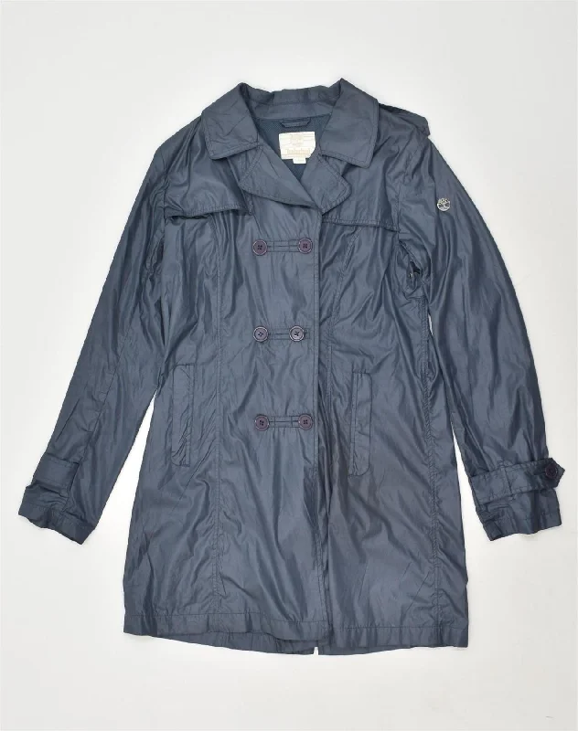 Sale On Clothing TIMBERLAND Womens Double Breasted Coat UK 18 XL Navy Blue