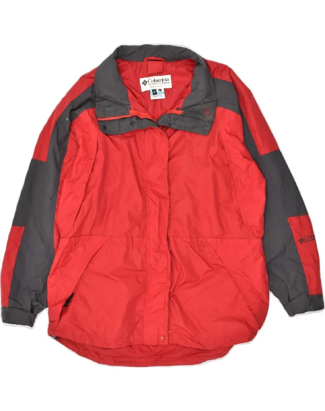 Affordable Online Boutique COLUMBIA Womens Oversized Windbreaker Jacket UK 18 XL Red Colourblock Affordable Online Boutique COLUMBIA Womens Oversized Windbreaker Jacket UK 18 XL Red Colourblock