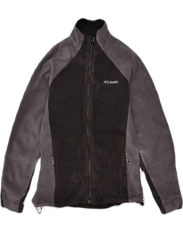 Flash Discount COLUMBIA Womens Fleece Jacket UK 10 Small Black Colourblock Polyester Flash Discount COLUMBIA Womens Fleece Jacket UK 10 Small Black Colourblock Polyester