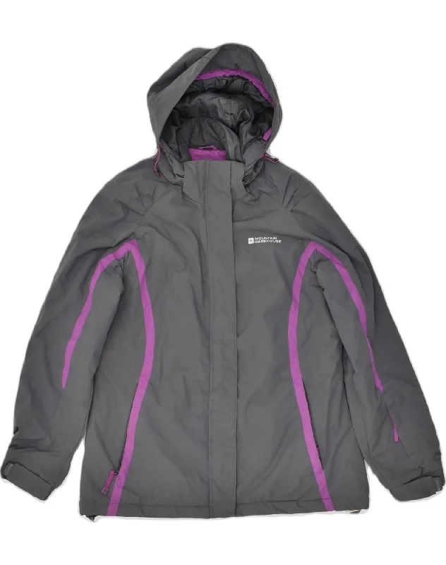 Women's Trendy Outfit MOUNTAIN WAREHOUSE Womens Hooded Windbreaker Jacket UK 10 Small Grey Women's Trendy Outfit MOUNTAIN WAREHOUSE Womens Hooded Windbreaker Jacket UK 10 Small Grey