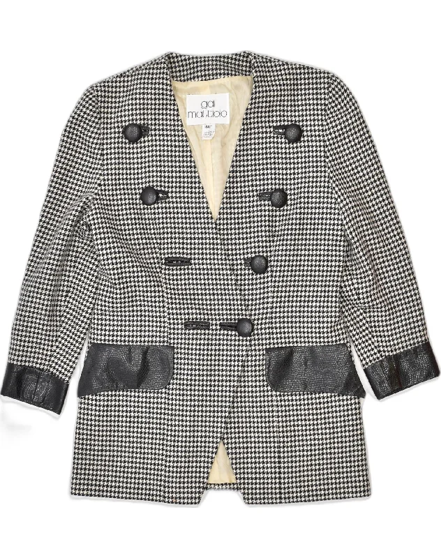 Exclusive Discount GAI MATTIOLO Womens Double Breasted Blazer Jacket IT 44 Medium Grey Exclusive Discount GAI MATTIOLO Womens Double Breasted Blazer Jacket IT 44 Medium Grey